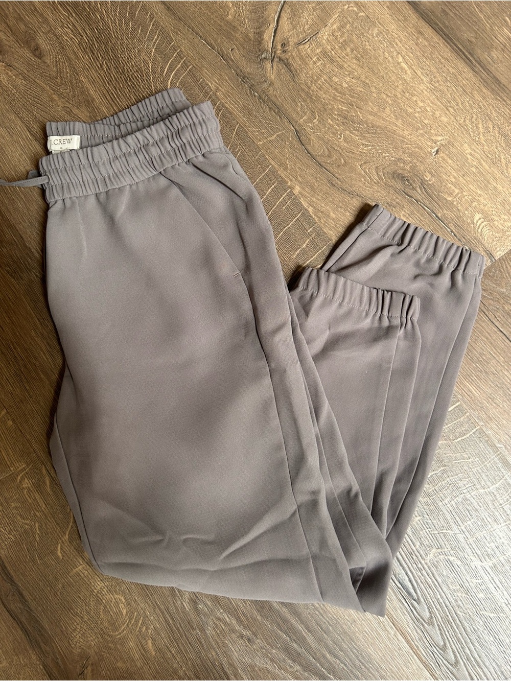 J.Crew Taupe Elastic Waist Pants